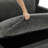 Plush Dark Gray Upholstered Chenille Accent Chair with Oversized Cloud Cushions-1521987946