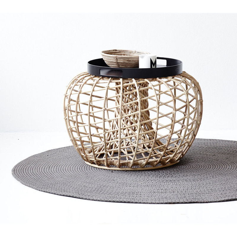 Nest 25.6" Wide Round Footstool Ottoman