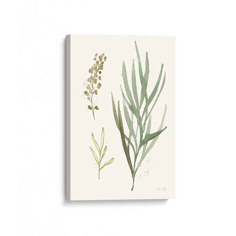 «Earthy Greens in Bloom III», toile tendue, H 30 po x l 20 po