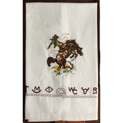 Elettra Cotton Embroidered Tea Towel Kitchen Towel