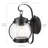 E27 Traditional Waterproof Seeded Glass Outdoor Wall Light Fixtures Exterior Lantern Wall Sconce Lamps Decorative Garden Porch Lighting