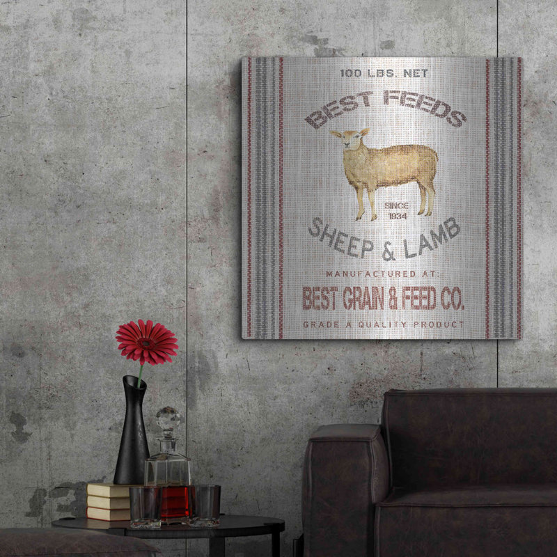 "Best Foods" par Cindy Jacobs sur métal, H 36 po x l 36 po