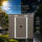6x4 Metal Outdoor Storage Shed Gray