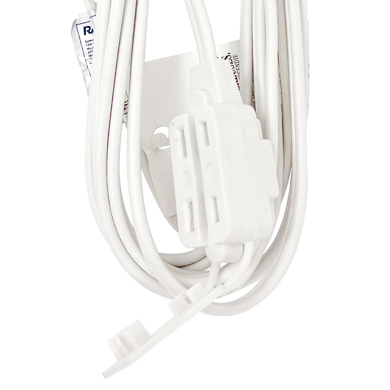 RAYOVAC® Indoor Extension Cord With Straight Plug, 9-Ft., White