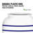 640 fl. oz. Porcelain China 4 - Piece Beverage Dispenser Set