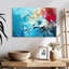 Avery - abstrait rouge et bleu-106321428