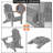 Folding Adirondack Chairs With Cushion, Hdpe Oversized Patio Chair Weather Resistant-1792507073