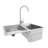 Household Stainless Steel Laundry Sink With Washboard