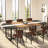 Jazib Oval Metal Base Dining Table-2701854
