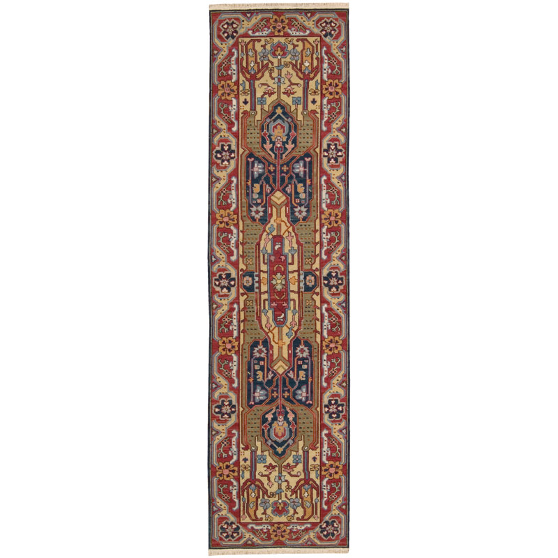 Baar Wool Oriental Indoor Rug, Runner 2'6" x 10'
