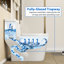 Toilette allongée une pièce à hauteur standard 17,5 po à chasse double Siphonic (siège inclus)-125361179-125361177