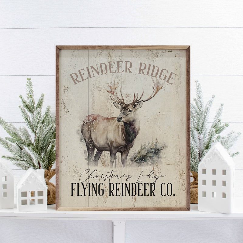 Reindeer Ridge Classic blanc délavé, L 16 po x H 20 po