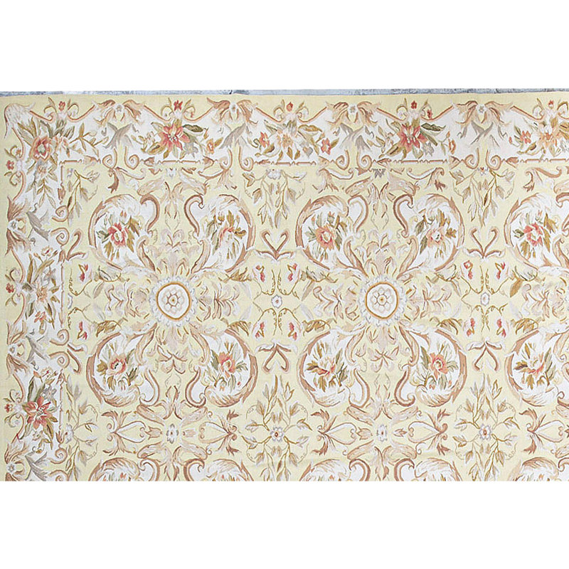 Wool Floral Area Rug
