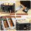 HOMCOM Toaster with 4 Slot 7 Browning Levels 1600W Ripple-1473939633