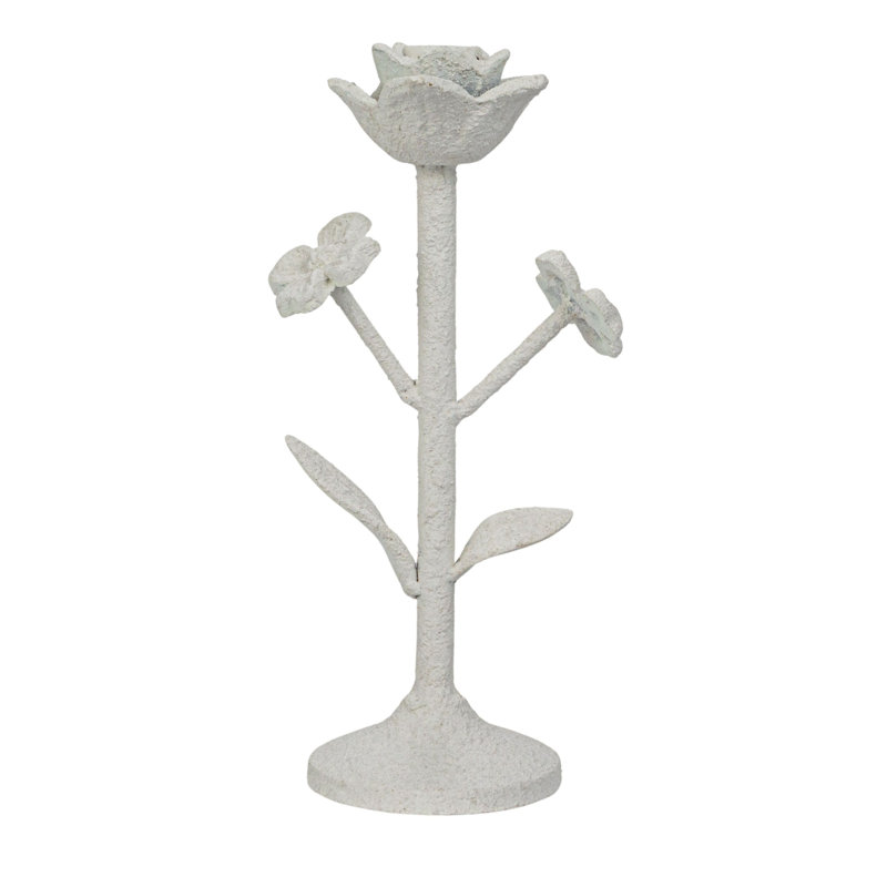 10.125'' H Iron Tabletop Candlestick