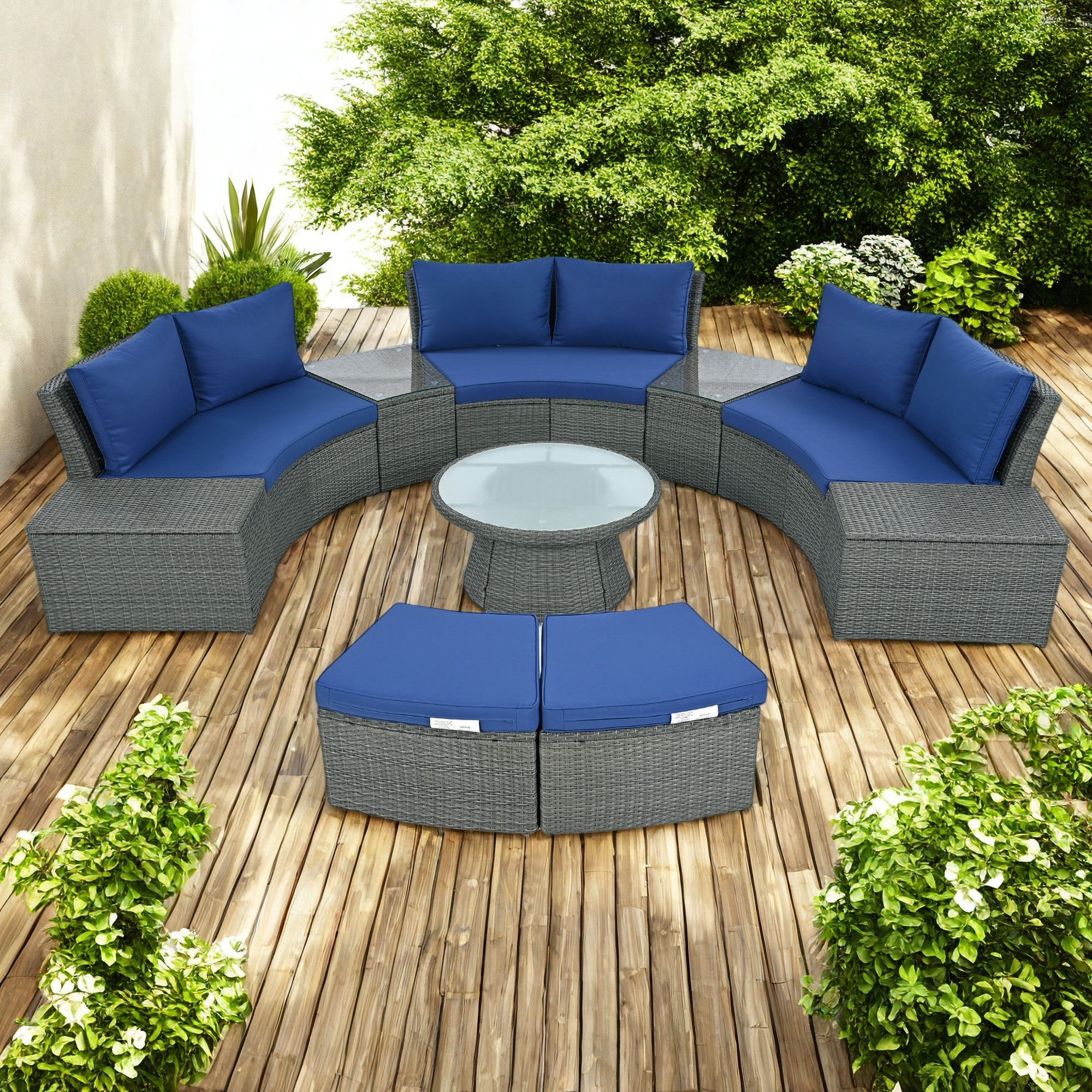 Half Circle Patio Furniture