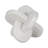 Marble Decorative Knot Sculpture for Home Decor - Sculptural Object Accent for Office Styling, Living Room or Shelf Decoration Display - White-1056701542