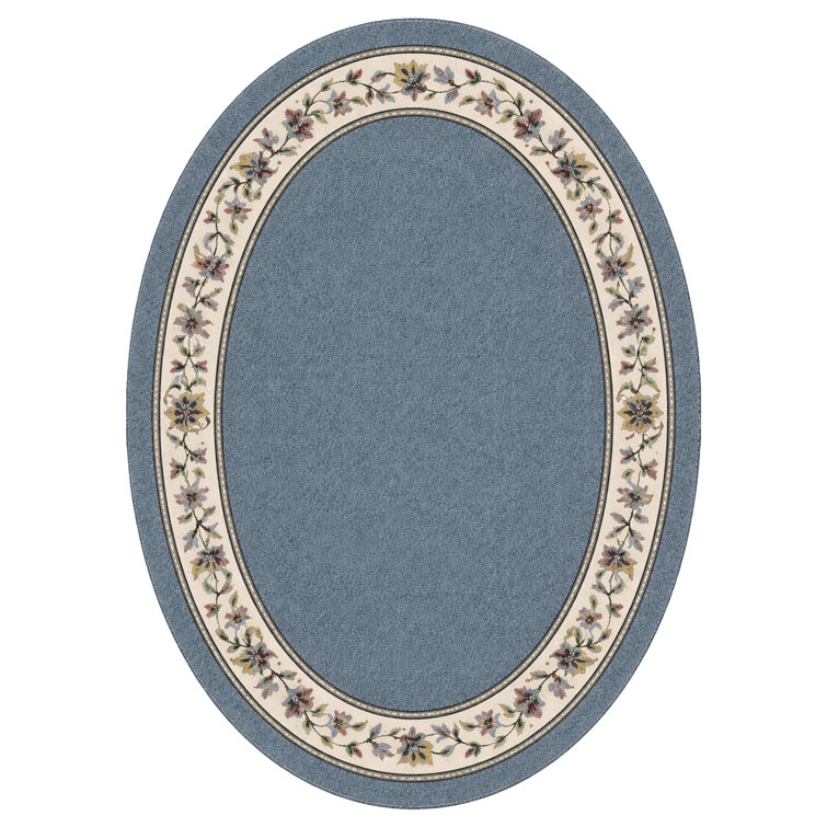 Alminus Symphony Lapis Floral Area Rug