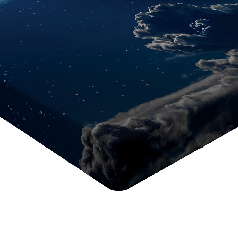 Galaxy Microfiber Fitted Sheet, Twin Fitted Sheet