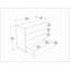 Commode pour femme 4 tiroirs l 35,4 "Charliyah-805808411