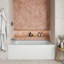 Baignoire en alcôve en acrylique blanc brillant avec drain externe 60 po x 30 po Streamline-101700363