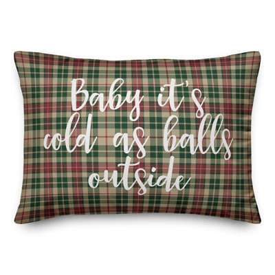  Coussin lombaire en tartan