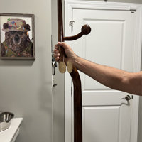 Wildon Home® Janiya Solid Wood Freestanding 8 - Hook Coat Rack