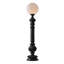 Lampes sur pied en résine noire et acrylique-181290035