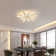 Dimmable 5-Light LED Flush Mount Ceiling Light