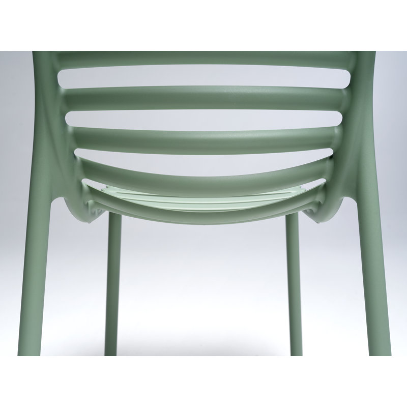 Doga Outdoor Dining Side Chair, Mint