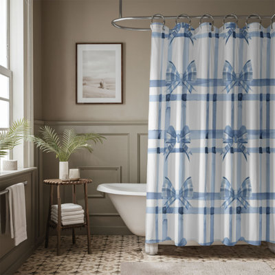 Blue Loop - Premium Shower Curtain