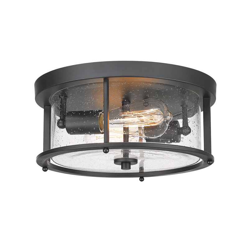 Plafonnier encastré cylindrique simple 2 lumières 12 po