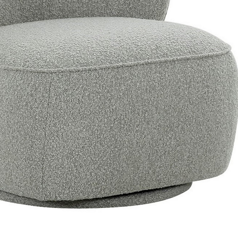 Chaise d'appoint pivotante de 31,5 po Polimeris
