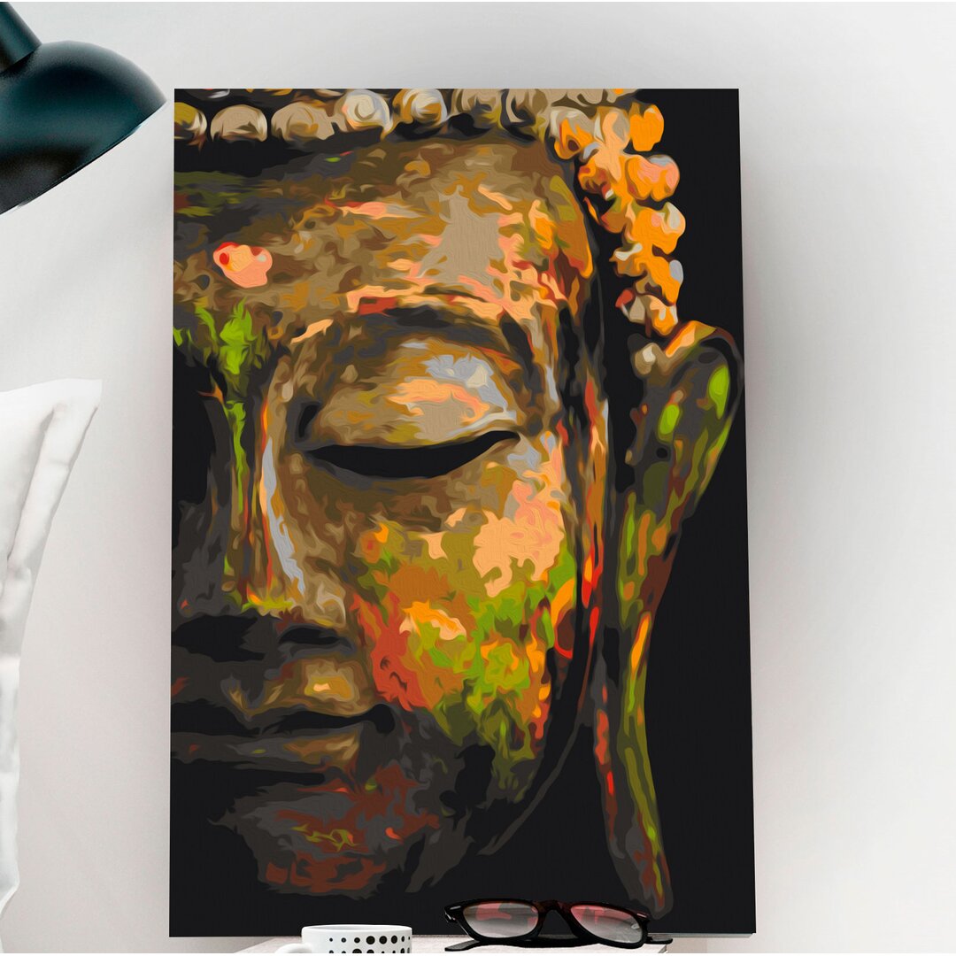 Leinwandbild DIY Buddha im Schatten