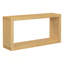 Console rustique de 60 po - Table d'entrée et de canapé rectangulaire, fabrication robuste en oxyde de magnésium / métal pour une utilisation intérieure / extérieure avec finition en bois gris / naturel-1880752755