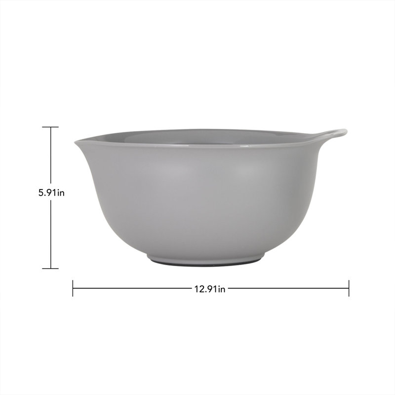 KitchenAid® 3 Pieces Universal Mixing Bowls, Gray