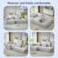 Canapé modulaire en L avec canapé inclinable-1177080939