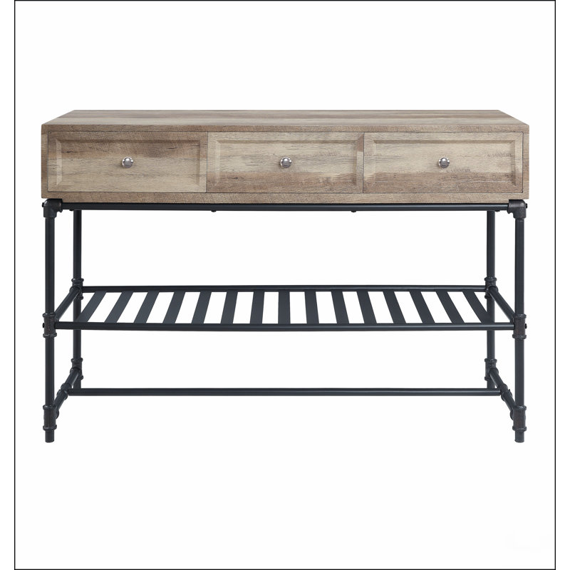 Table de canapé en chêne Brantley