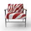 Chaise à accoudoirs rembourrée Zebra-108432861-112840423