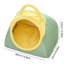 Lit de chenil pliable pour petits chiens / chats, 14,96 x 8,66 x 12,99 pouces, vert