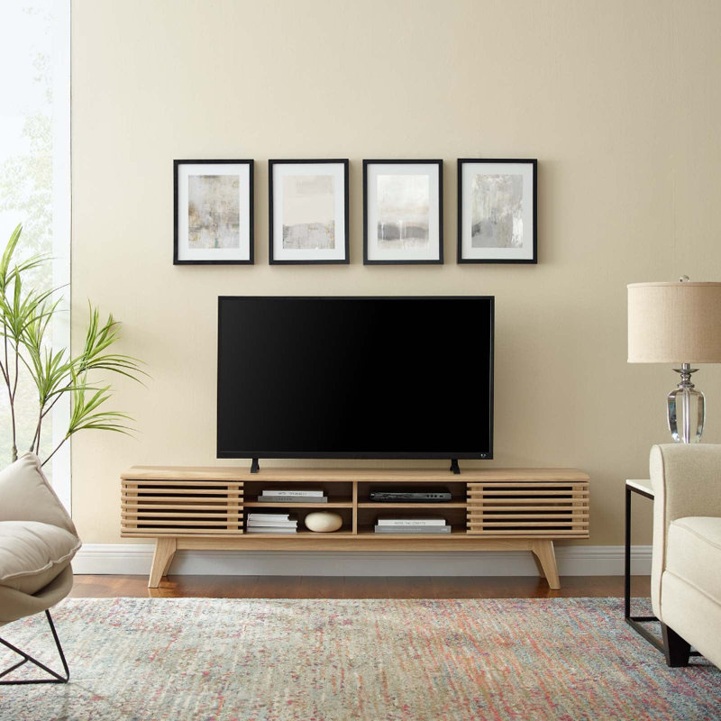 Carson Carrington Espoo 70-inch Entertainment Center TV Stand, Oak