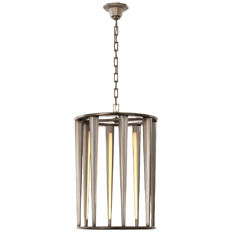 Thomas O'Brien Galahad Medium Lantern, Antique Nickel
