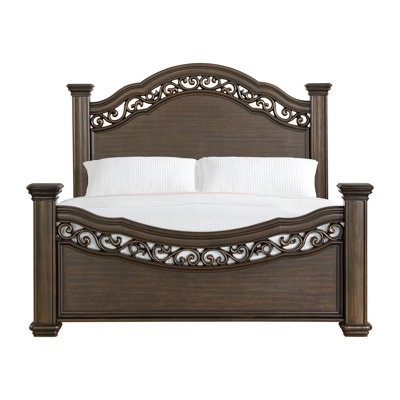 Gurvansh Panel Bed In Mahogany