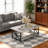 Coffee Table For Living Room, Modern 2-Tier Round Corners Center Table With Storage, Rectangular Living Room Table With Sturdy Metal Frame For Sofa Home Office-1874646023