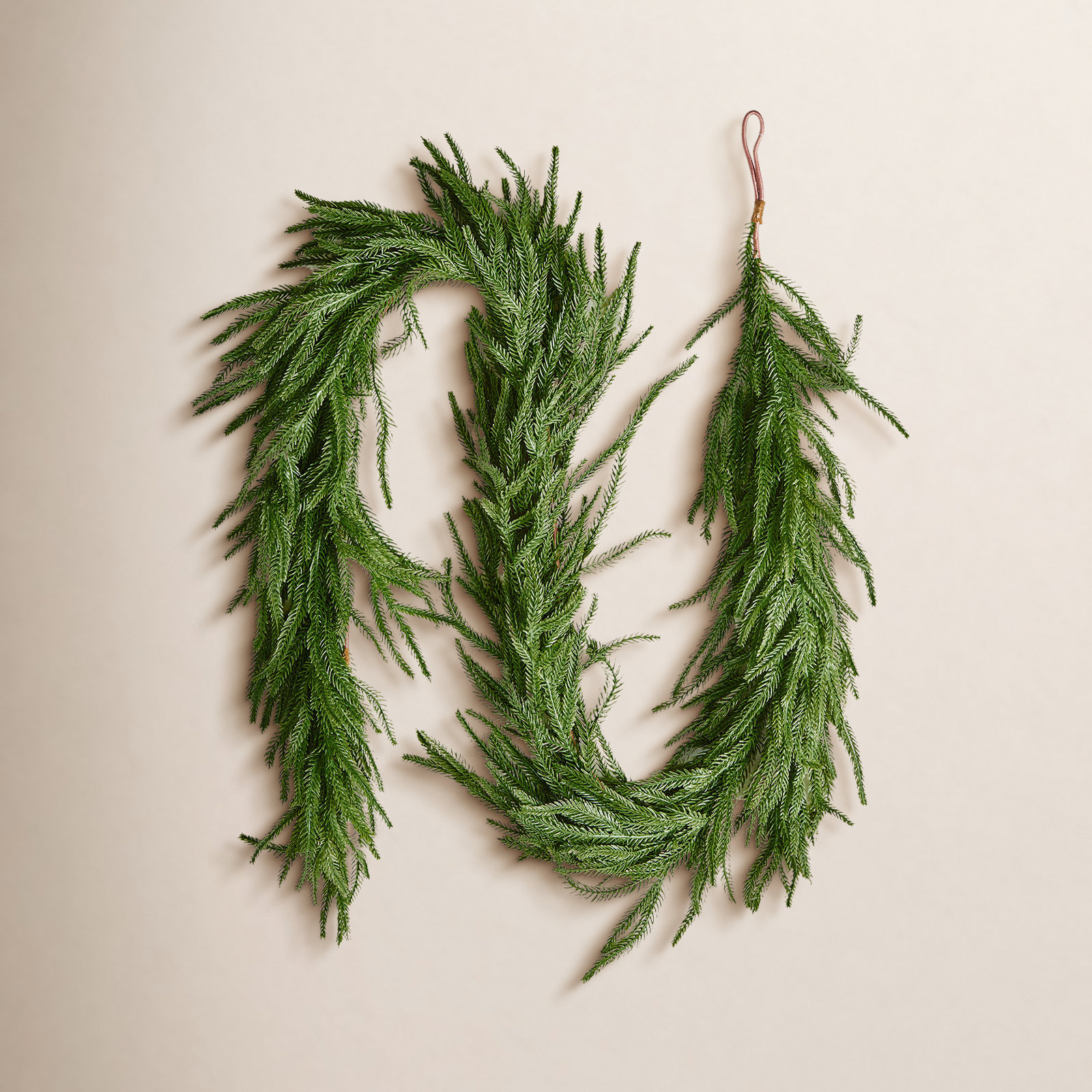 11" Norfolk Pine Christmas Garland, 6' L