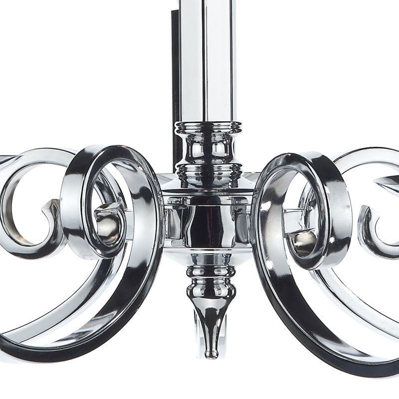 Ameche 5 - Light Candle Style Chandelier