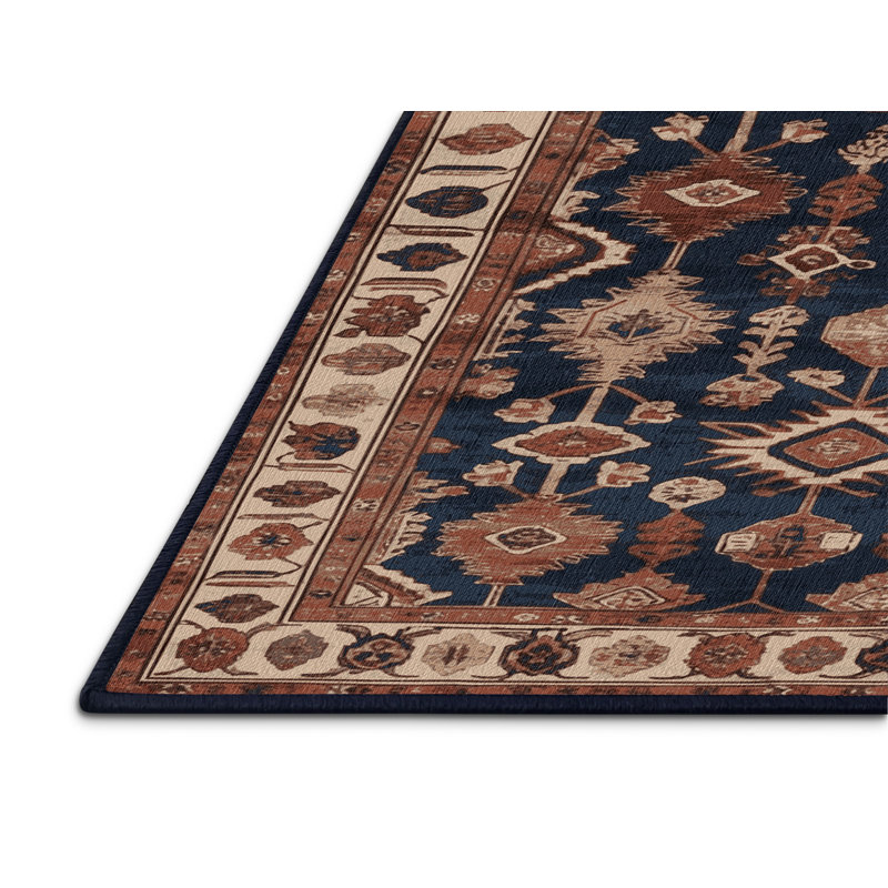 Tapis mauve lavable à la machine, Rectangulaire 7 pi x 10 pi