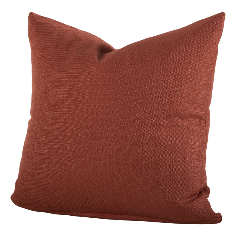 Reversible Throw Pillow, 16", Henna