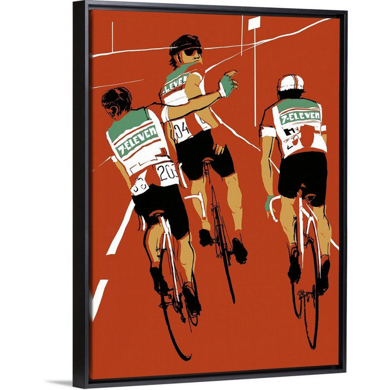 " 7Eleven, 2013 " by Eliza Southwood, Black Framed, 42" H x 32" W x 1.75" D