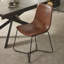 Anaysia 47cm H Upholstered Side Chair in Brown